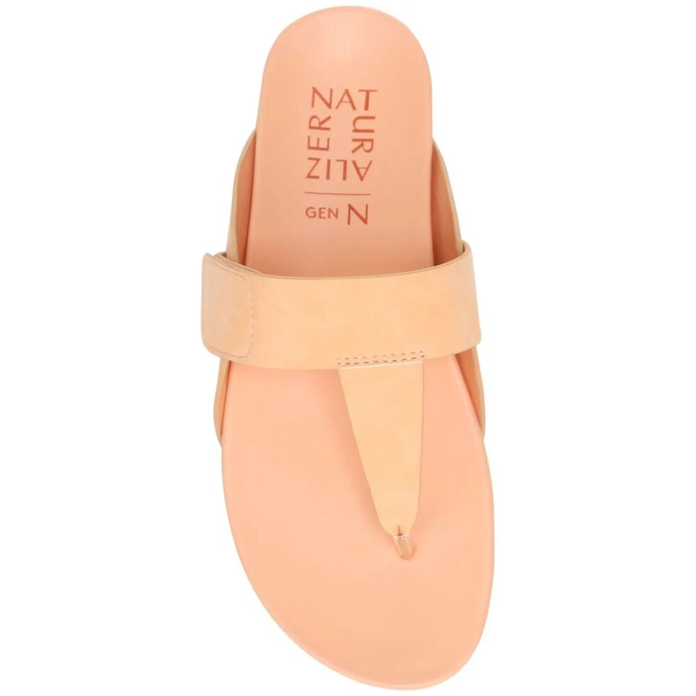 Naturalizer Women Thong Flip Flop Sandal Genn-Twirl Size US 8M Soft Peach Orange - Picture 4 of 5